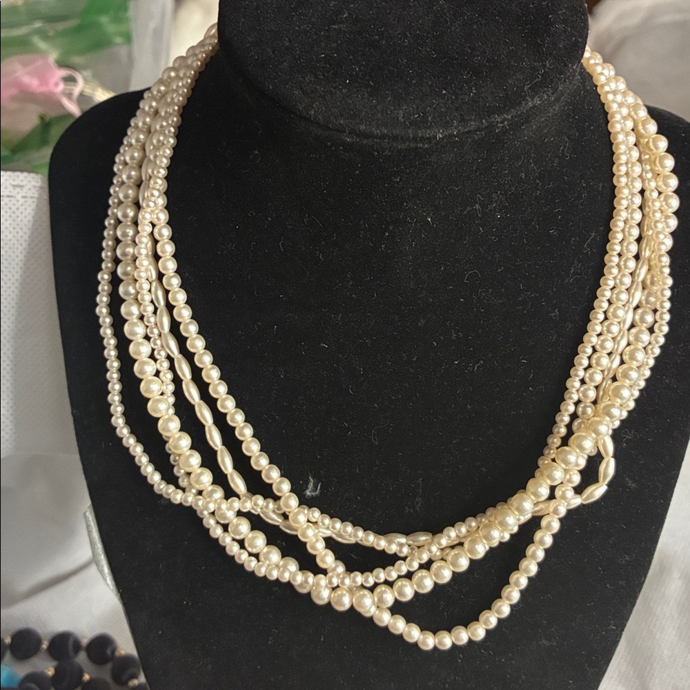 Marvella Faux Pearl Necklace